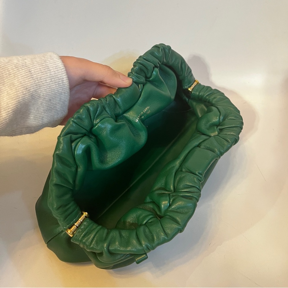Mansur Gavriel Mini Cloud Clutch Leaf